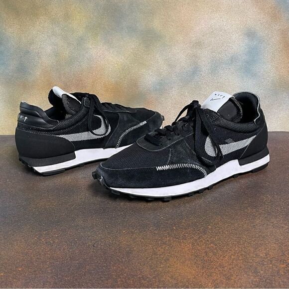 Nike DBreak-Type CJ1156-003 Men's Black & White Waffle Bottom Sneakers Size 8M - Picture 6 of 16